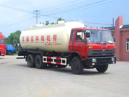 东风后八轮双桥粉粒物料运输车